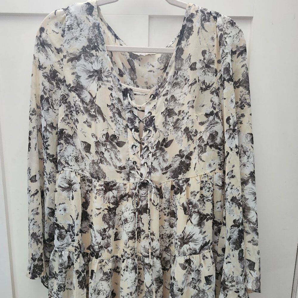 Anthropologie Blu Pepper Vintage Floral Boho Dress - Picture 4 of 11